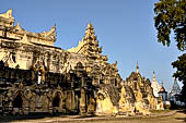 Mahar Aung Mye Bon San Monastery built in 1822, Inwa, near Mandalay, Myanmar (Burma), Asia 